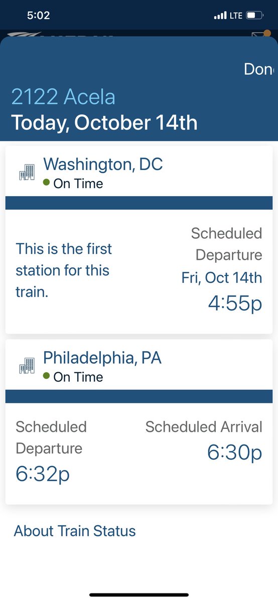Hey <a href="/Amtrak/">Amtrak</a> not exactly the most helpful to have the app failing to inform me the train is delayed 7 minutes after departure when it still hasn’t boarded