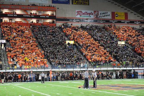 After a great conversation on the phone with @CoachPCormier I am blessed, thankful, and proud to announce that I have received an offer from Idaho state university!!
