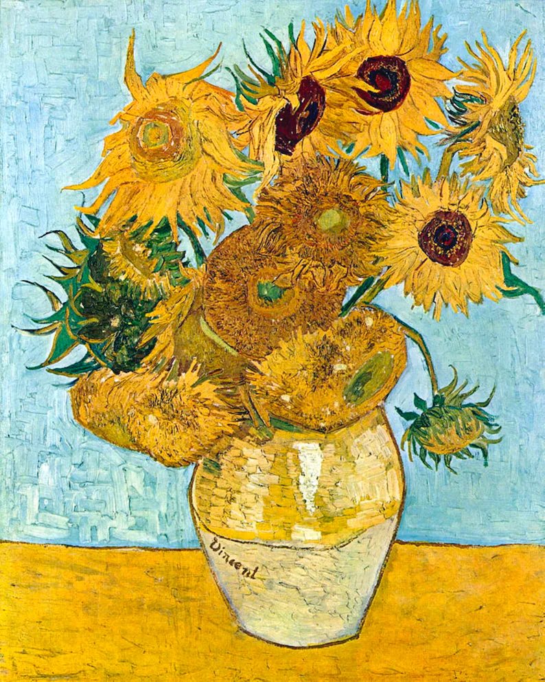 🎨Vincent van Gogh 1853-90 Dutch painter “Sunflowers” #painting #art #Sunflowers #VanGogh #ArteYArt #beauty