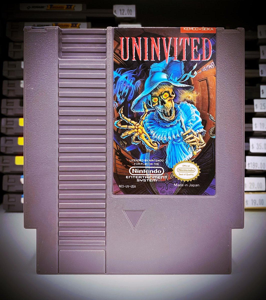 RetroGameTrader's tweet photo. Uninvited for NES! 💀 We have many classic horror games just like this, come see what awaits you! 👻
#uninvitednes #nintendoentertainmentsystem #nintendo #nes #halloween #videogames #gaming #retrogaming #retrogametrader #supportlocalbusiness #hillsborooregon #pdx #oregonre https://t.co/tw1ay237Op