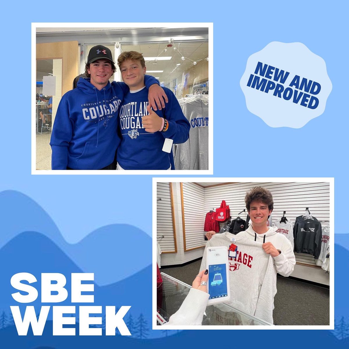 VirginiaDECA's tweet image. Thank you to all our awesome chapters for participating in SBE Week! We loved seeing how you were able to Reach Your Peak through SBE! 🏔🔹

#ReachYourPeak #DECASBEWEEK @DECAInc