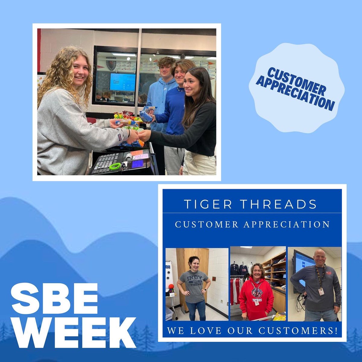 VirginiaDECA's tweet image. Thank you to all our awesome chapters for participating in SBE Week! We loved seeing how you were able to Reach Your Peak through SBE! 🏔🔹

#ReachYourPeak #DECASBEWEEK @DECAInc
