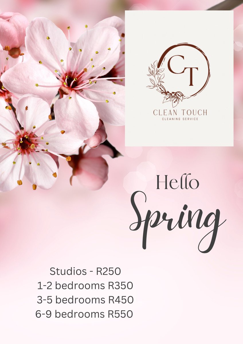 nokwandasihlon1's tweet image. Hey guys… please may you support my cleaning business , mainly based in Auckland Park and surrounding areas like Braamfontein and Parktown 🥹🙏🏾🙏🏾 
IG: @clean_touch24
Thank you ☺️ #cleaningservice #cleantouch #cassper #seemah