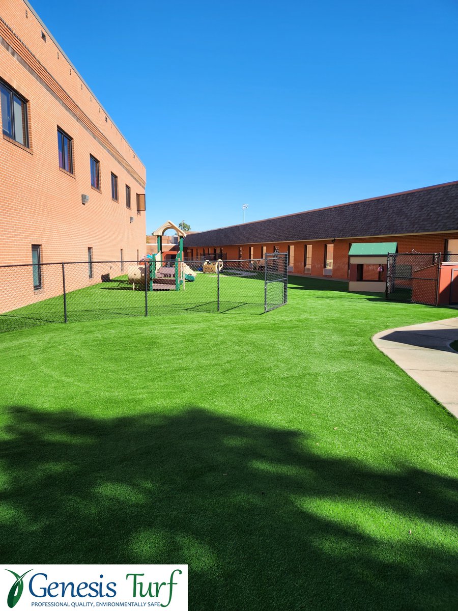 Genesis_Turf's tweet photo. We would like to thank Wesleyan Christian Academy in NC for their business. This #playground is now ready for action! #GenesisTurf #ArtificialTurf #ArtificialGrass #ArtificialPetTurf #SyntheticGrass #SyntheticTurf #Turf #ArtificialPlaygroundTurf https://t.co/248XGFwPQ2