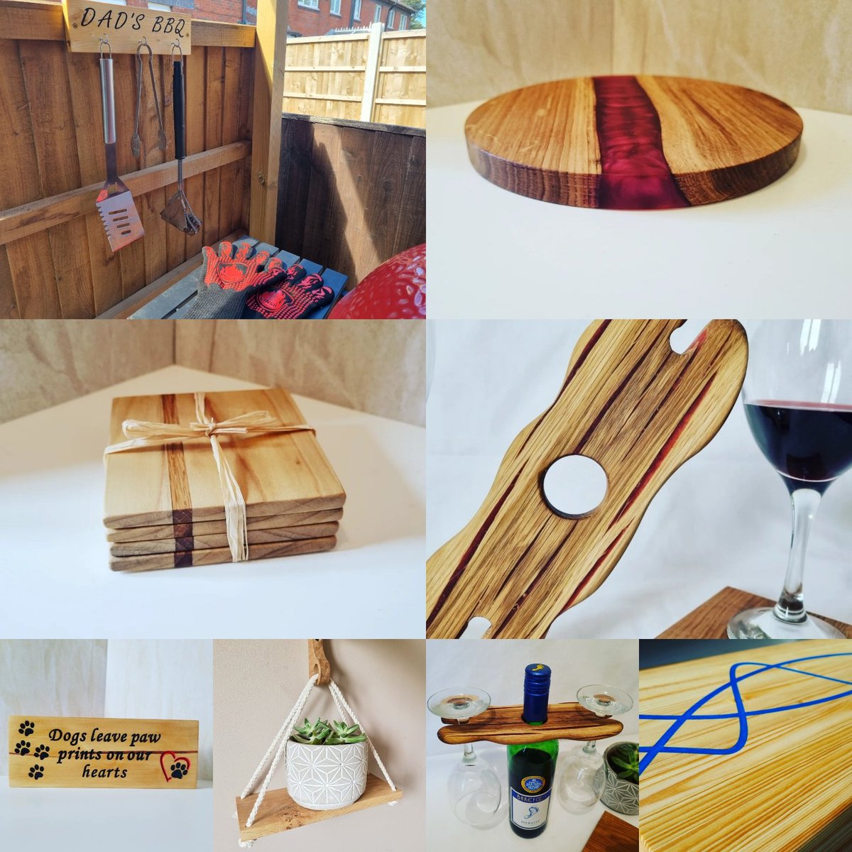 ForYouByUsStore's tweet photo. @mared_gruffydd @foryoubyusstore all handmade in Manchester from chopping boards, wine and bottle holders, candle holders and more 😊
https://t.co/Fjb4dxjowi https://t.co/0AxSzDsUdT