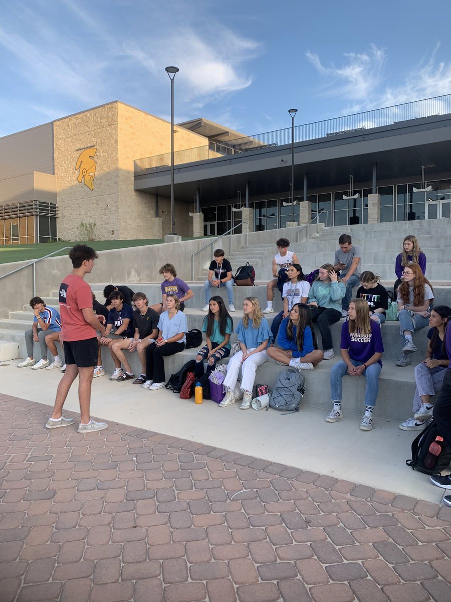 PieperFca's tweet photo. Great message this morning by Kaden and the story of David and Goliath. What are the Goliath’s in you life? What gifts has God given you to knock Goliath of his feet?
If you missed us this week we see you all in 2 weeks. Keep being leaders in our school and community! Go Warriors https://t.co/flZh7EYnmf