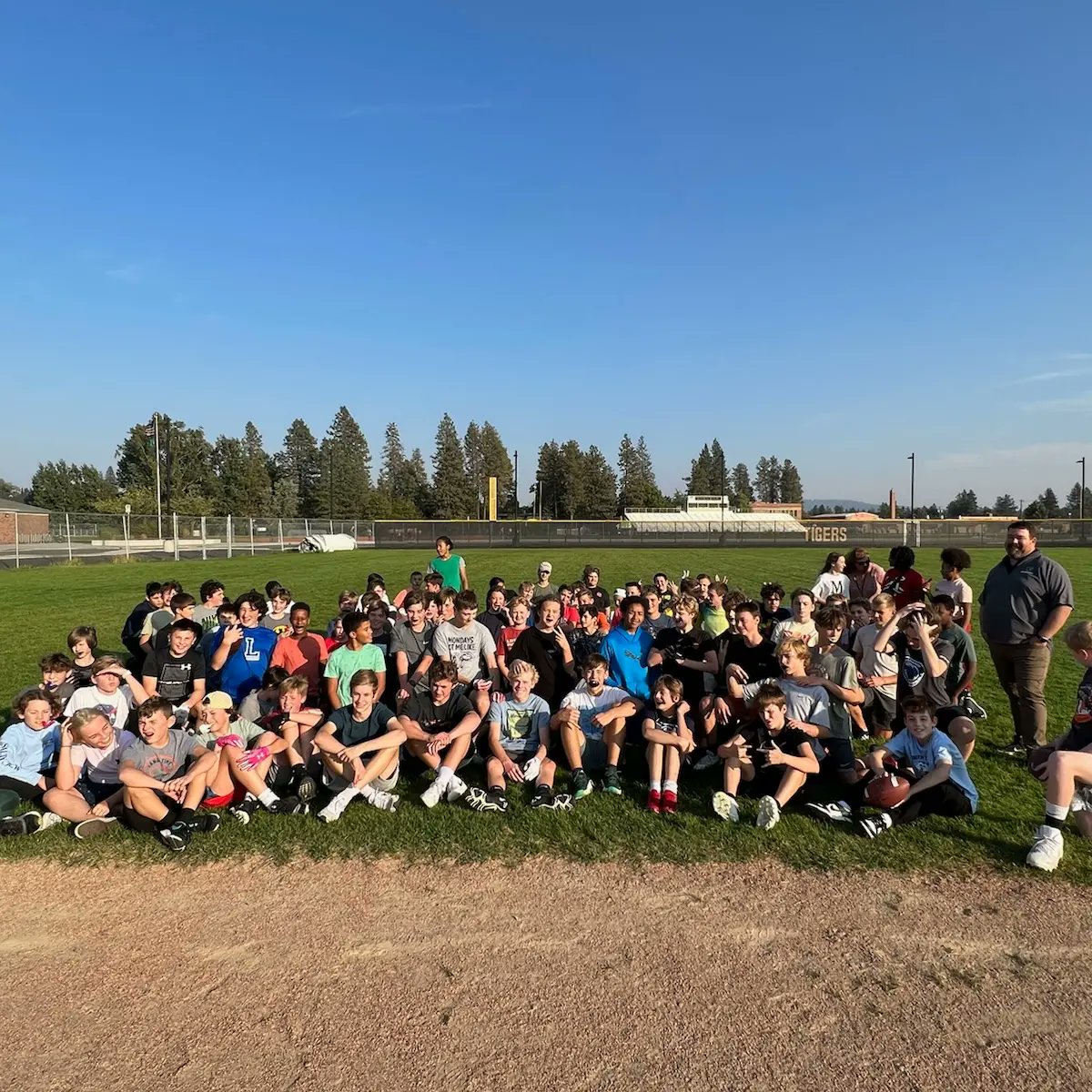 SacajaweaMs's tweet photo. Close to 100 boys participated in flag football this year.  Best group of kids ever!!! ❤️ Great job Coaches Huffman, Thomas, Droter and Fletcher. https://t.co/9UGchN9aEX