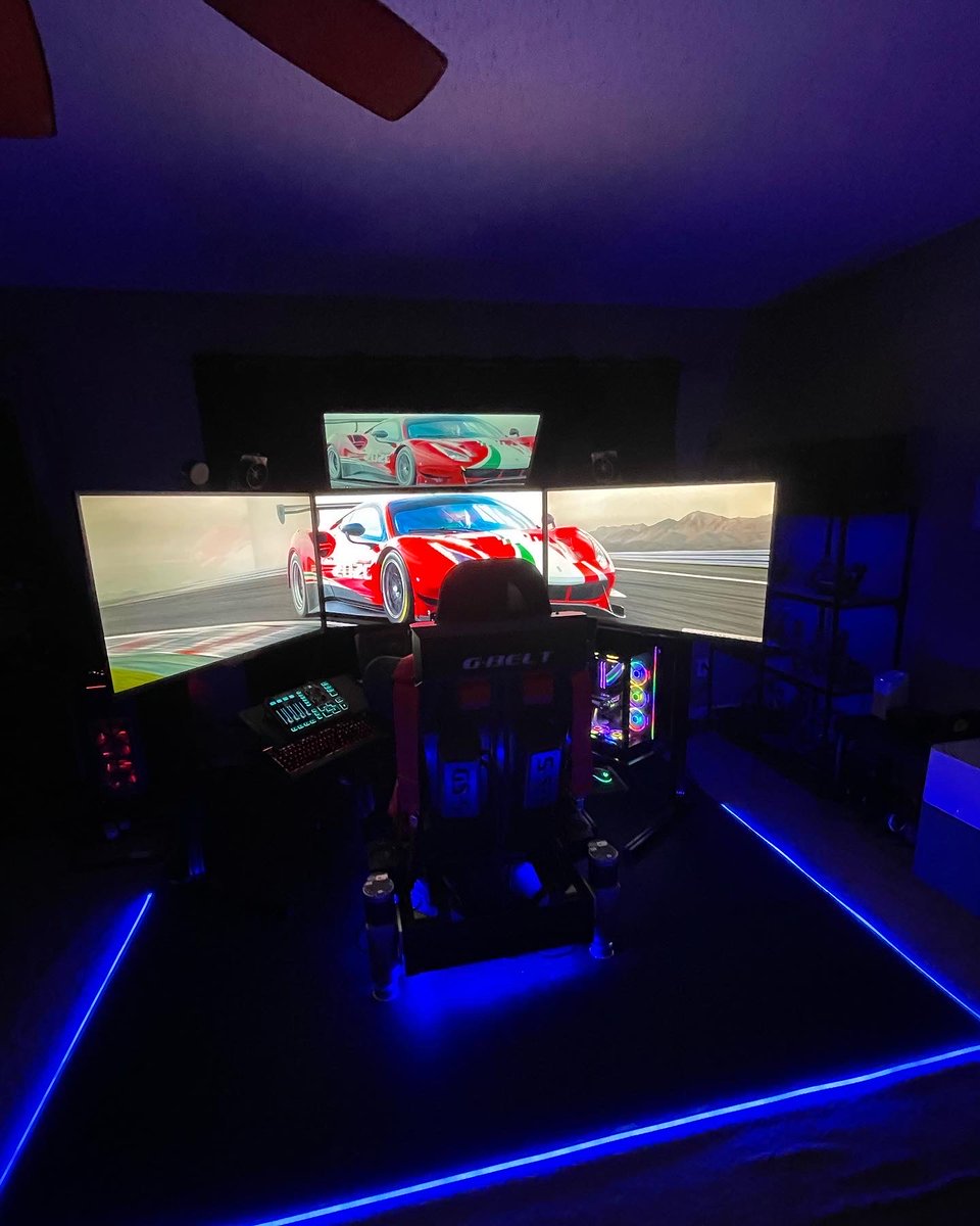 blackflagsim's tweet image. A little mood lighting 
#Simracing