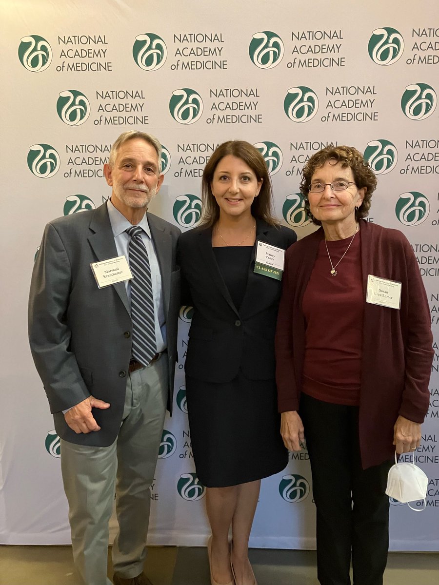 Honored to be inducted into ⁦@theNAMedicine⁩ with incredible colleagues. It was really special to have my husband ⁦@samuel_c_cohen⁩ , daughters and parents there to celebrate! #grateful