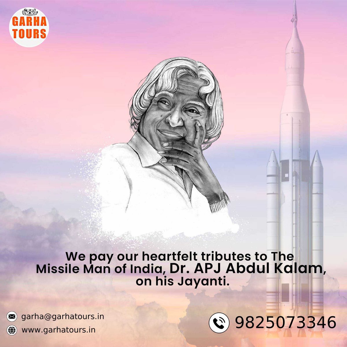 We pay our heartfelt tribute to the missile man of India, Dr APJ Abdul Kalam Sir on his Jayanti.

#DrKalam #MissileManOfIndia #Rocket 
#science #satellite 

<a href="/VRandhirsingh/">Vaghela Randhirsingh</a>