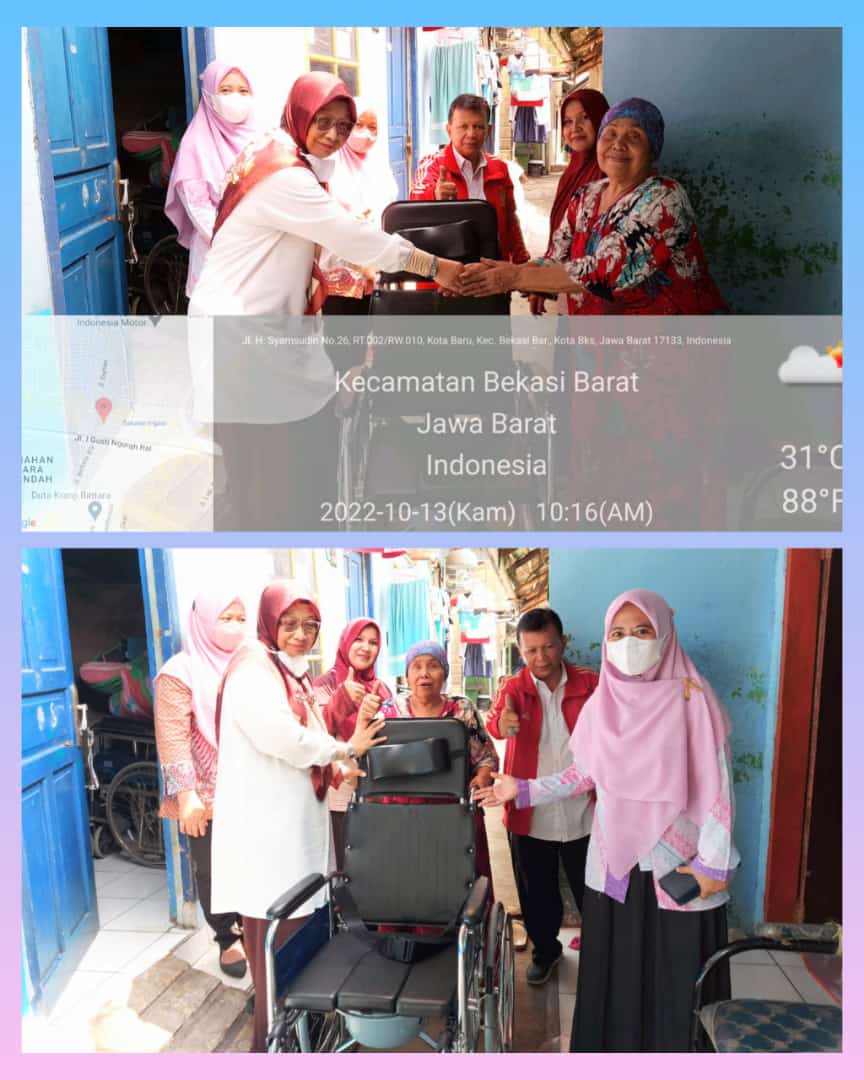 DinsosBekasi's tweet photo. Pemberian alat bantu disabilitas berupa kursi roda multifungsi (3 in 1) dari STPL Kemensos melalui rekomendasi dari Dinas Sosial Kota Bekasi kepada Bapak Ahmad Jaelani, Kecamatan Bekasi Barat,  Kamis, 13 Oktober 2022. @mas_triadhianto @kec_bekasibarat @humasbekasikota https://t.co/pPVqzoJLnf