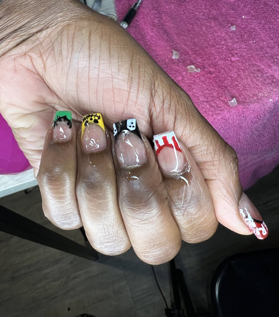 tmam___'s tweet photo. HALLOWEEN SET I DID ON MYSELF 🎃👻 BOOK YOUR APPOINTMENTS LADIES 🥰 https://t.co/wQUez7ycfo