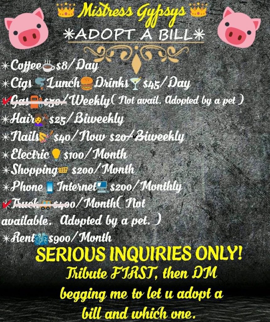 MistressGypsy's tweet photo. I need more piggies!!! ❤️FINDOM https://t.co/6uTEBDzwXC