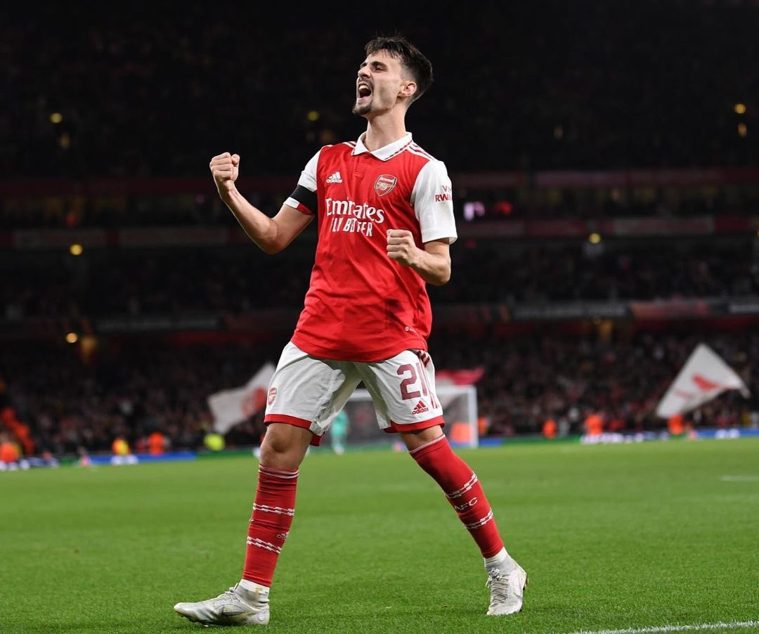 🎙| Fabio Vieira on the Premier League: “It’s a different type of game. In Portugal, it’s different. In England, it’s more physical &amp; you need to work on this. I promise I’m working [in the gym]! Three times a week. It’s time to improve.” #afc