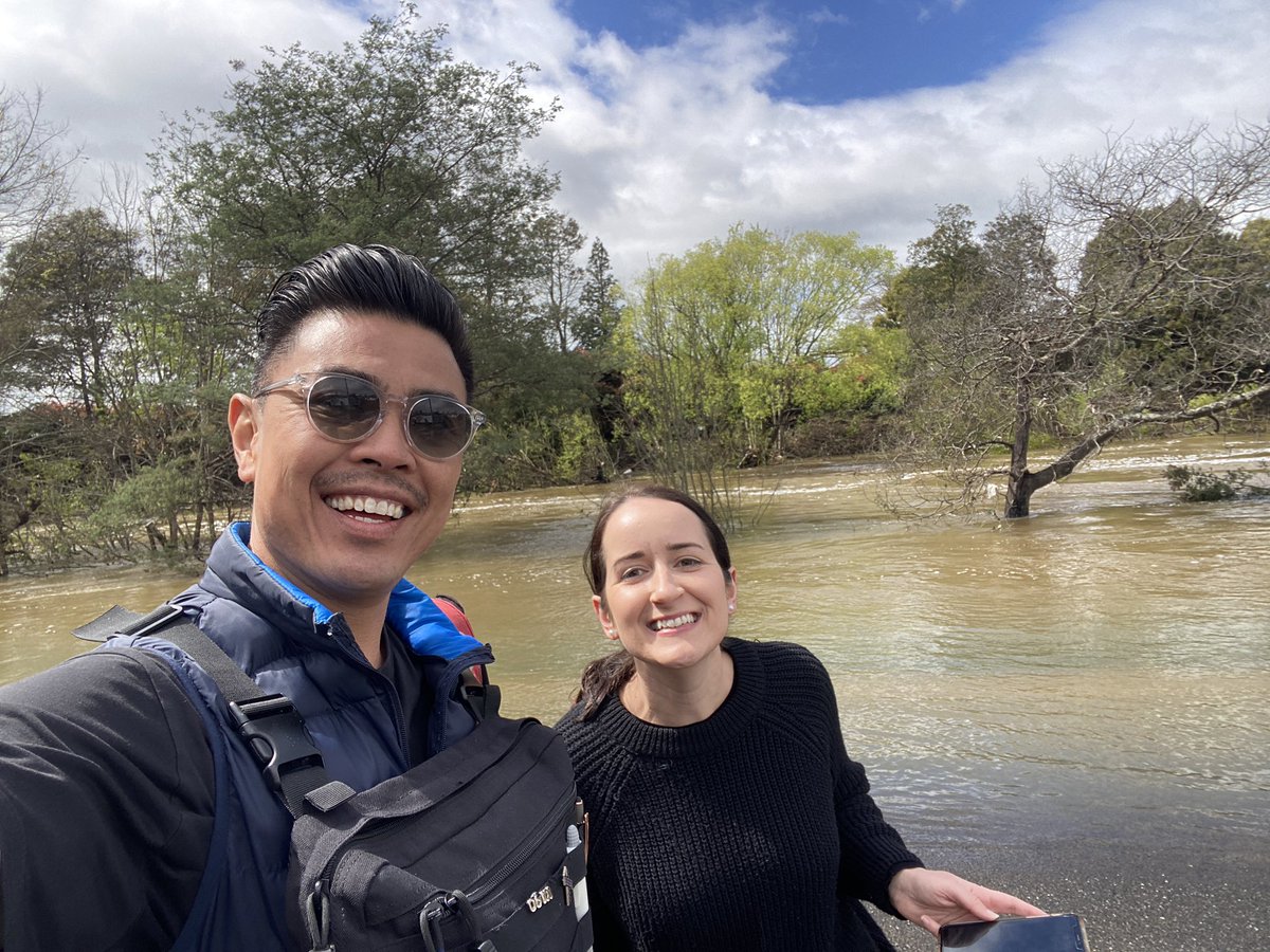 stilllukebowden's tweet photo. Day 3 on #tasweather floods in the state’s north, this morning with the wonderful @JessicaMoran1 in Deloraine for @abcnews https://t.co/M0IQqbCfbM