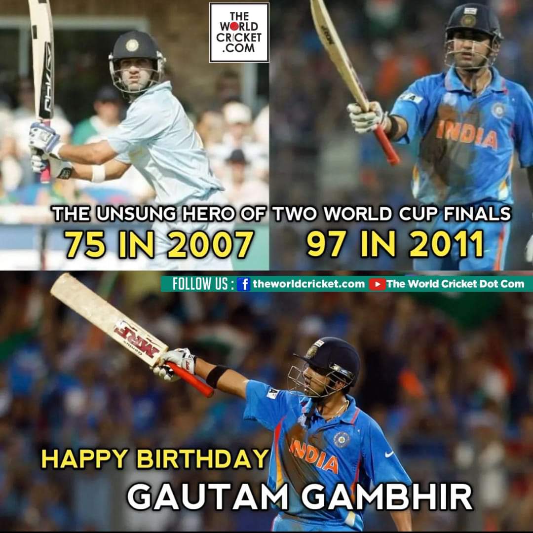 DeepakP07339381's tweet photo. Happy Birthday @GautamGambhir https://t.co/3RlNjzDDv8