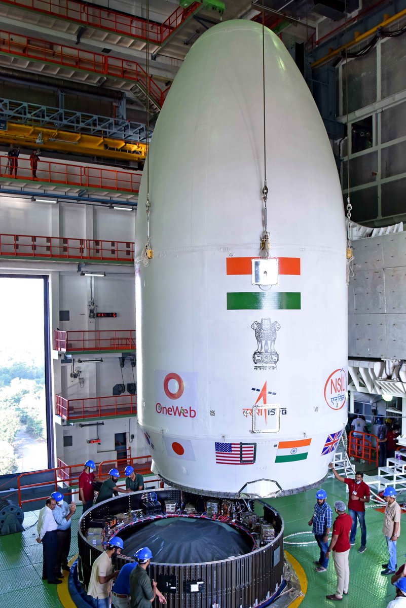 airnewsalerts's tweet photo. #ISRO to launch 36 satellites of UK’s global communications network #OneWeb on 23rd October.

NSIL signed two launch service contracts with OneWeb for launching firm’s LEO (low Earth orbit) broadband communication satellites onboard #GSLV-Mk3. https://t.co/kCCp7S7Lm4