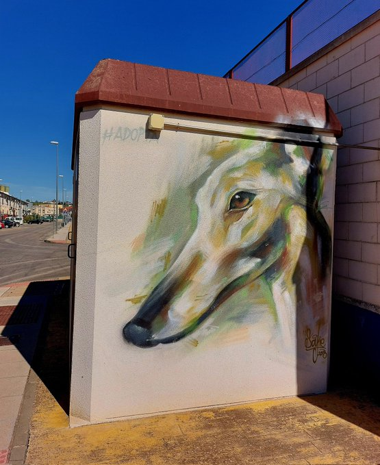 Art by Spanish Sake Ink in Baena, Spain (2018) #sakeink #baenastreetart #streetart #lamolinastreetart 📷 by <a href="/MolinaStreetArt/">𝕃𝕒 𝕄𝕠𝕝𝕚𝕟𝕒 𝕊𝕥𝕣𝕖𝕖𝕥𝕒𝕣𝕥</a>