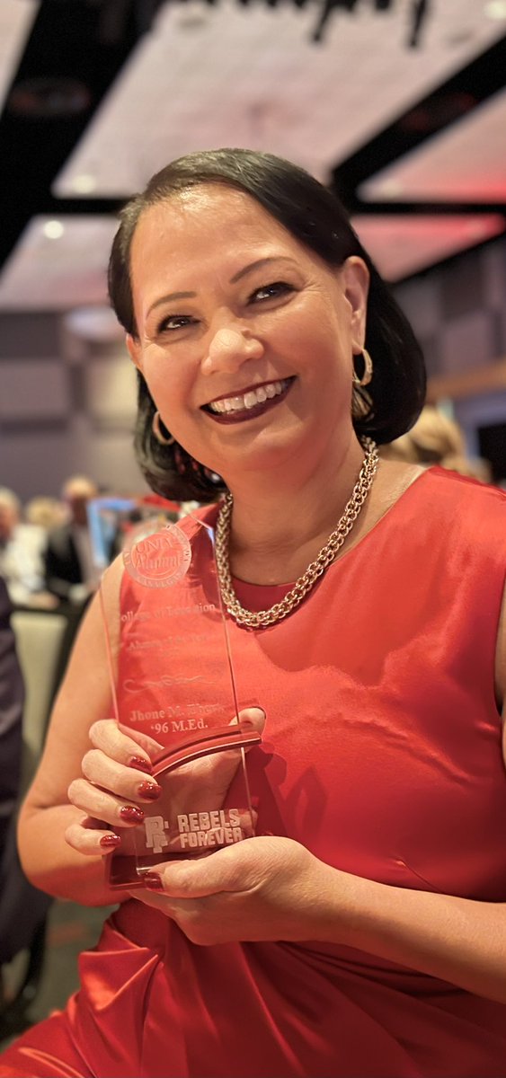 Celebrating my brilliant sister <a href="/jhoneebert/">Jhone Ebert</a>, @UNLV College of Education Alumni Awardee and Superintendent of Public Instruction for the state of Nevada. What an honor to be her sister.