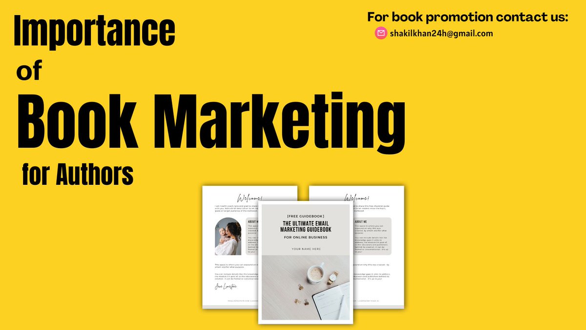 𝗜𝗺𝗽𝗼𝗿𝘁𝗮𝗻𝗰𝗲 𝗼𝗳 𝗕𝗼𝗼𝗸 𝗠𝗮𝗿𝗸𝗲𝘁𝗶𝗻𝗴 𝗳𝗼𝗿 𝗔𝘂𝘁𝗵𝗼𝗿𝘀: Part 1

Click here for all tips: cutt.ly/HBOnxPP

#amazonbooklover #amazonbookmarkering #amazonbookpromotion #amazonbooks #Amazon  #amazonkindle #amazonkindlebooks #amazonkindleunlimited #books