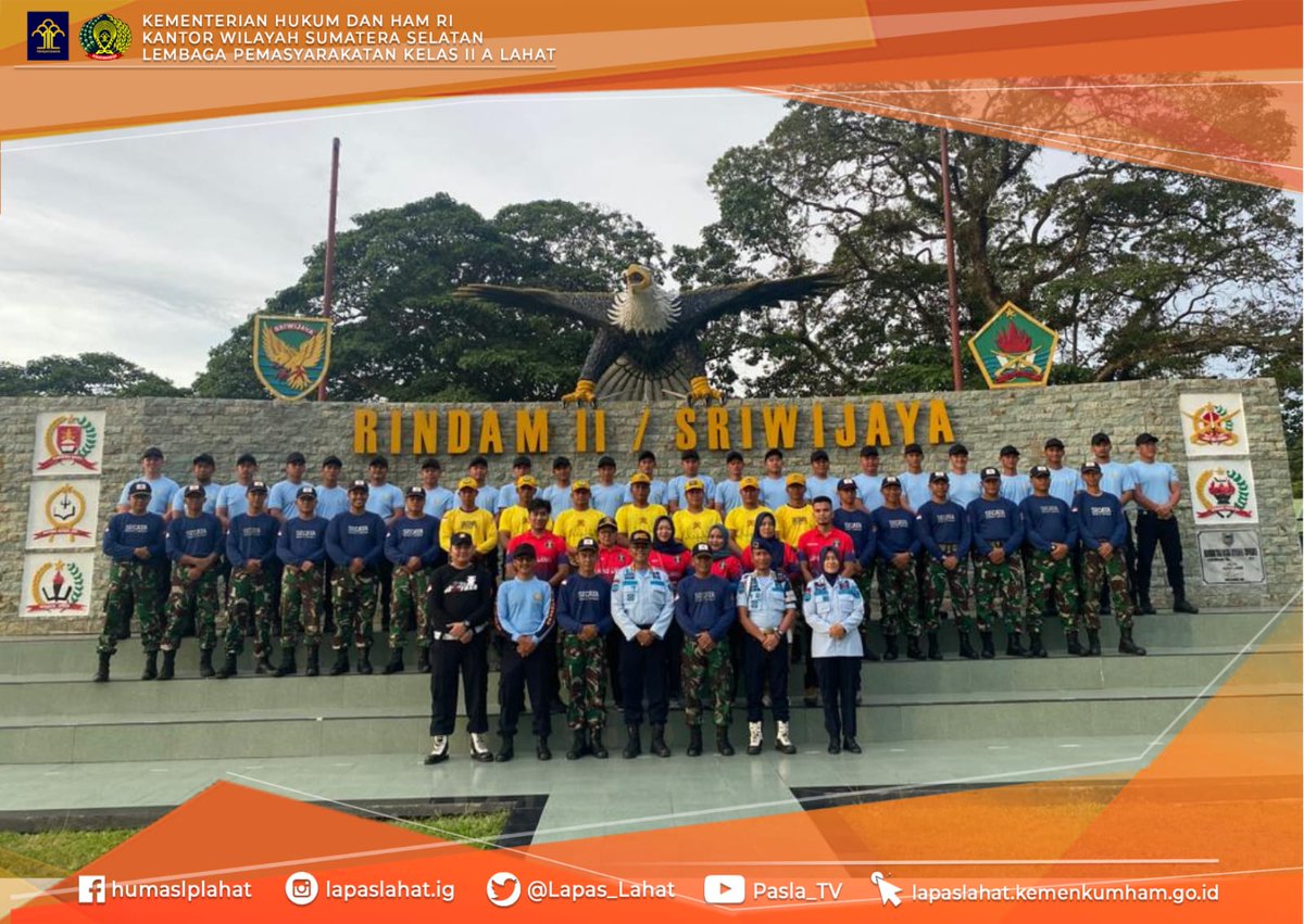 Lapas_Lahat's tweet photo. Lembaga Pemasyarakatan Lahat Kemenkumham Sumsel  melaksanakan kegiatan Pembinaan Fisik Mental dan Disiplin Pegawai bekerjasama dengan Secata Rindam II/Sriwijaya.13/10/2022
@Lapas_Lahat 
@BarutuSoetopo 
@Lapas_Lahat 
#LapasLahat
#SoetopoBerutu https://t.co/KiHVRNLvXr
