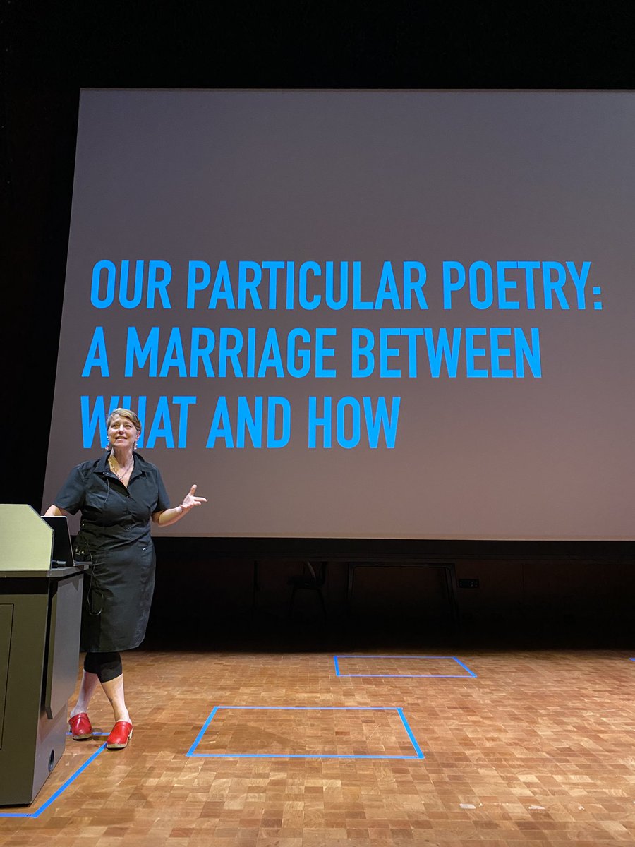 JulietHinely's tweet photo. “I guess I’m making the argument to think of yourself as a poet in some way” - Ellen Horne on writing for the 👂@ramenshopradio  #RESONATEpodfest https://t.co/ruJv1i1yEr