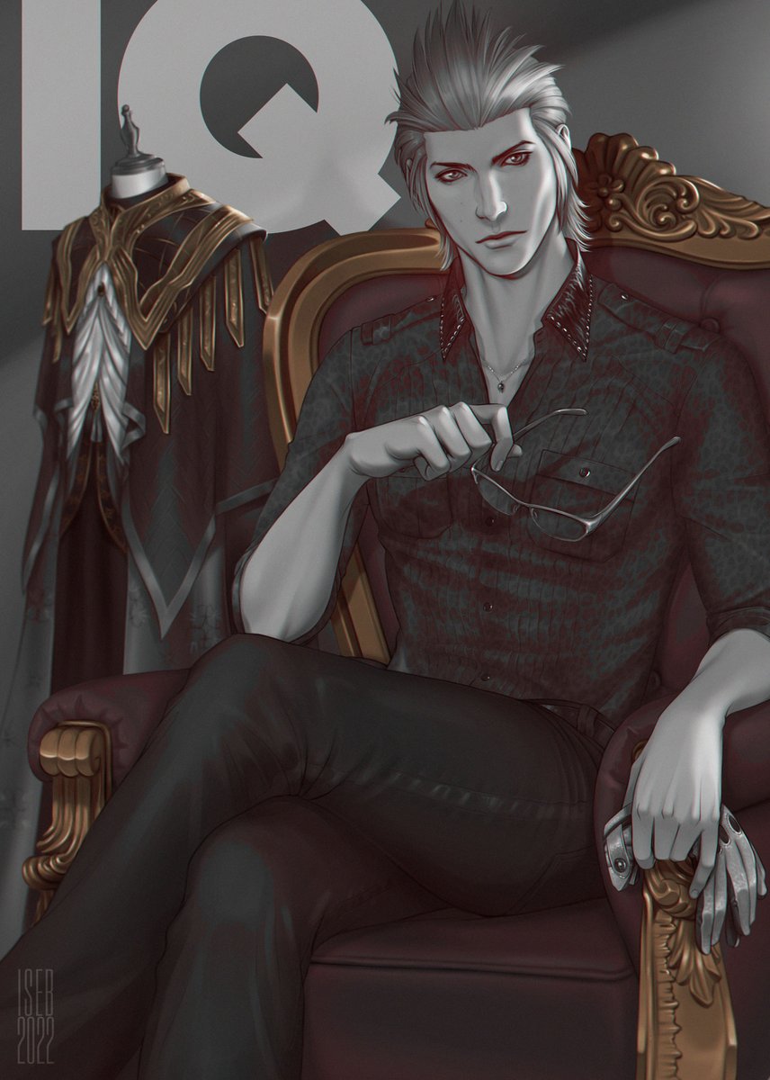 i_s_e_b's tweet photo. I've never gotten to do a cover for a zine before so you can imagine my absolute excitement over getting to both the front AND back covers for @IQLucis! Since the zine covers a 10+ year time period, I wanted the covers to reflect that and also tell a bit of a story. #ffxv https://t.co/wNSNodZs3v