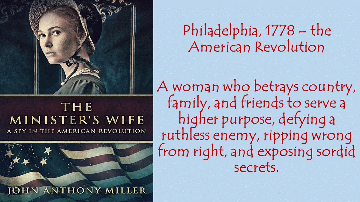 authorjamiller's tweet photo. The Ministerโs Wife
Philadelphia, 1778 - the American Revolution: Betrayal wears many faces
#histfic, #womensfiction #thriller
https://t.co/qU2ePHv7oh https://t.co/dQsoDiXwqk