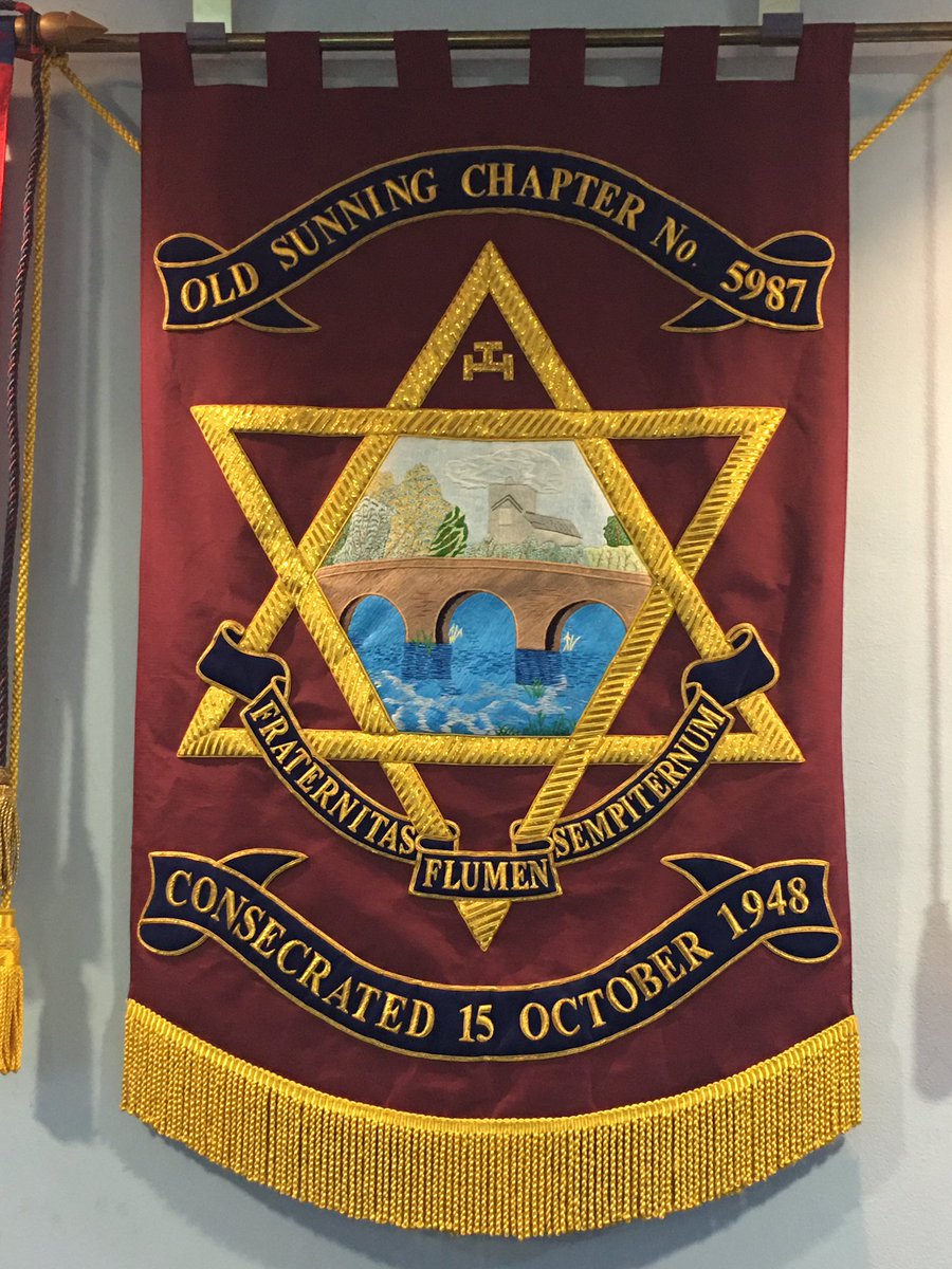 BerksPGC's tweet photo. A very special occasion for The Old Sunning Chapter. A double Exaltation with both candidates being Exalted by their Fathers. A beautiful and highly emotional ceremony. A great time was had by all. @GrandChapter https://t.co/tAA4ORM7jd