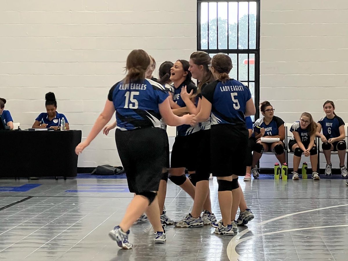 HopeChildrens's tweet photo. Tonight is Emily W. last home volleyball game and we wanted to make today a specail senior day for her! We are so proud of you and hope that today made you feel so loved! Go Eagles!!! 🦅🎉🎓 https://t.co/hJJ4Eki7It