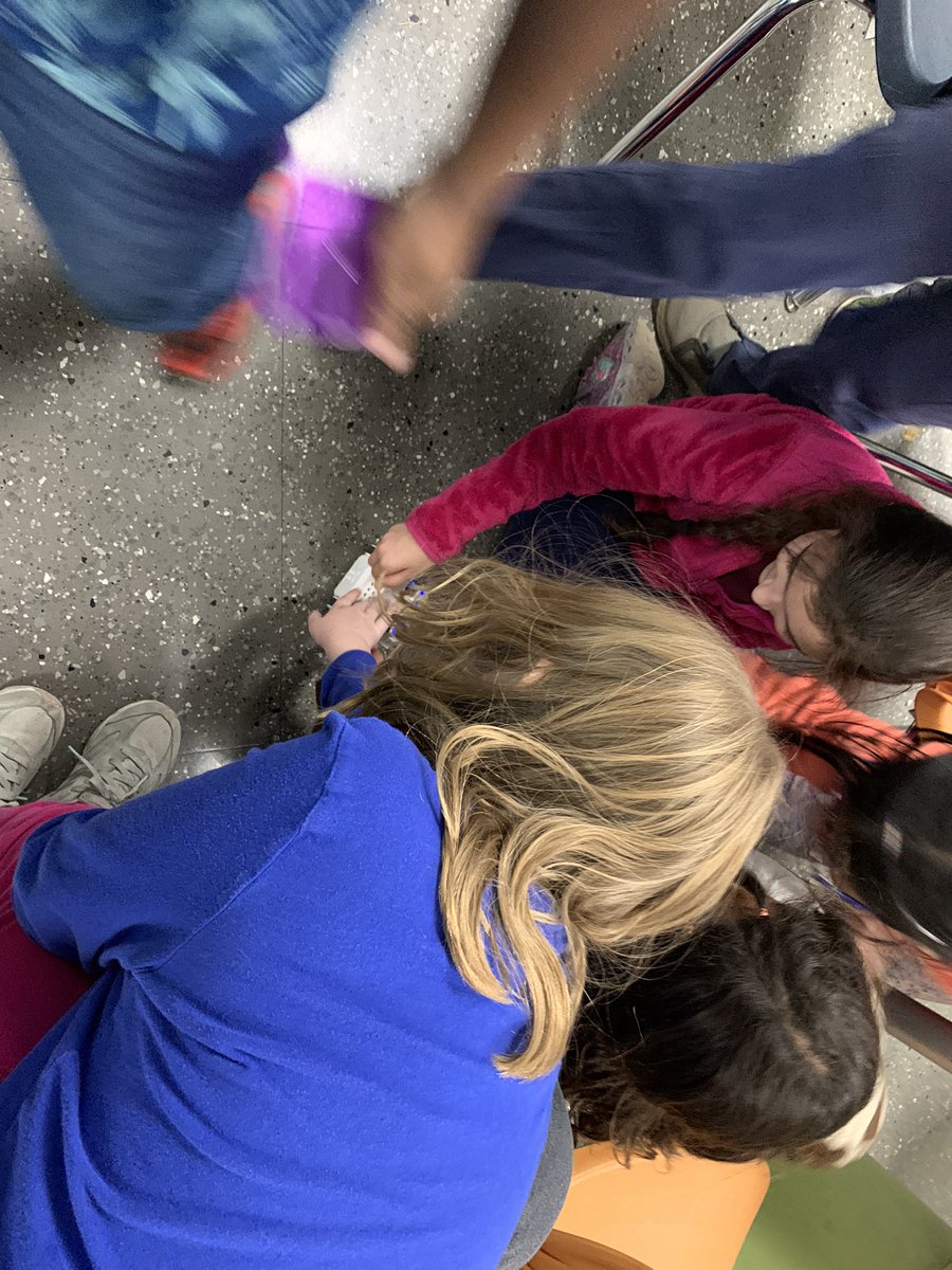 c_stanford's tweet photo. Dr. 🐱 (@MakeblockEdu) chased a treat &was adored by more followers!! I ❤️ that Dr. 🐱 engages some reluctant students!! It was exhausted from so much love, attention, & movement! Thinking of challenges for my kiddos to solve w/ it! #PlayIsEssential @mrdearybury @carlyandadam https://t.co/E83ePJnpQ2