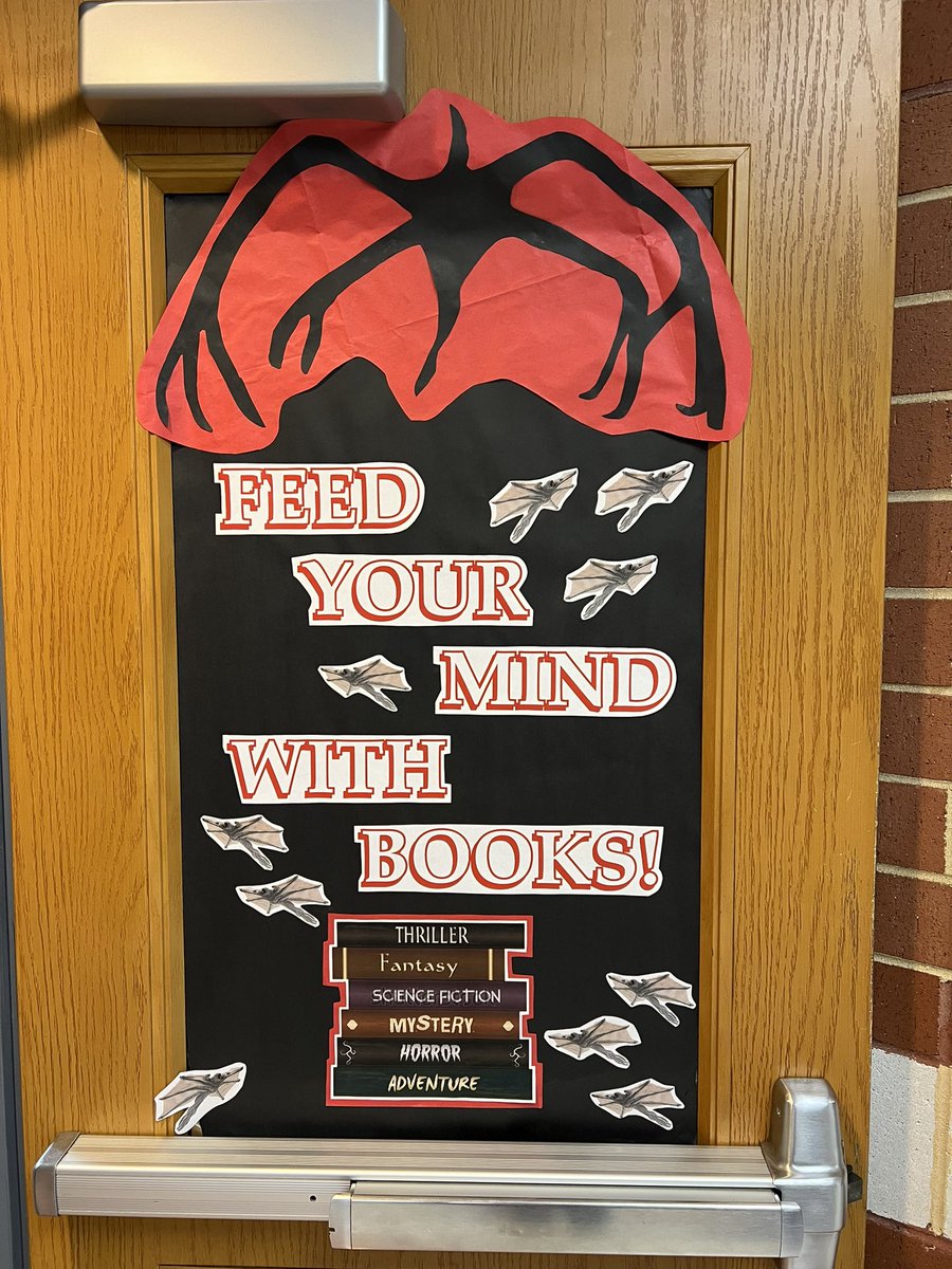 batelkasbooks's tweet photo. Things are getting pretty STRANGE lately in the EMMS Media Center! Come inside to see what stranger reads are lurking on our shelves! #emmsmediacenter #strangerreads #emms_pride #hcpsslms @hcpss_emms @hcpsslibmed https://t.co/8JiHYgCF3d