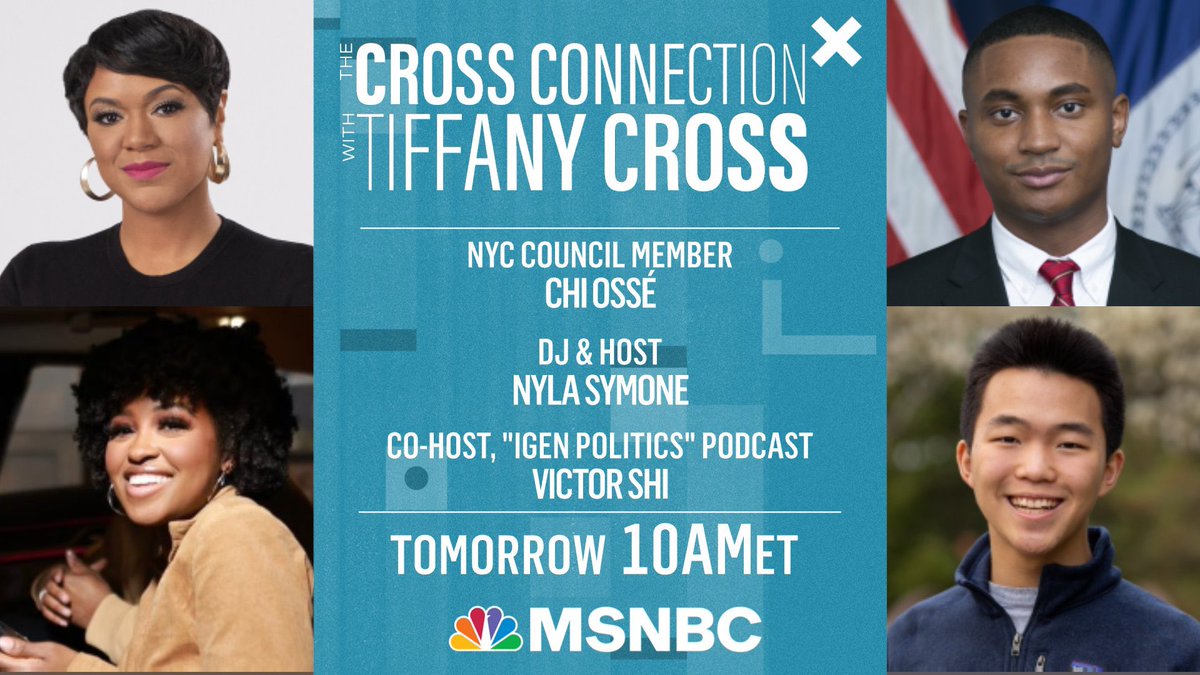 Time is ticking. What will it take for Gen Z to break voting records in November? Will be joining the @CrossConnection/@TiffanyDCross, along with @OsseChi and @nylasymoneee, to discuss tomorrow at 11:35am EST/8:35am PT. Tune in!