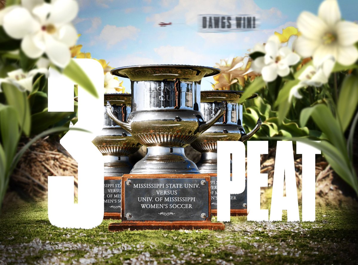 We love a good hat trick. 🏆🏆🏆

#HailState🐶