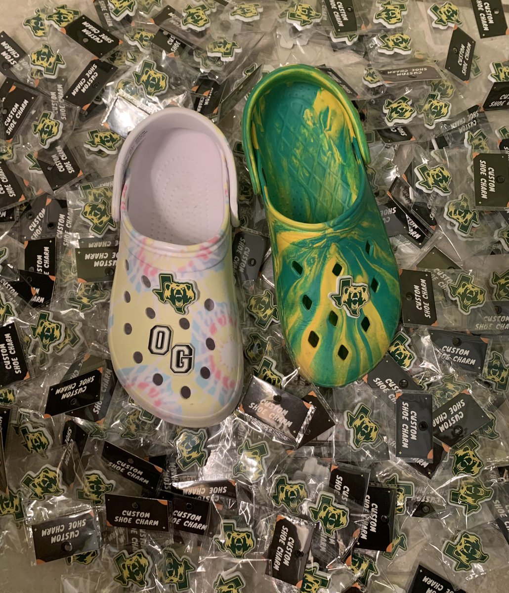 Croctober has arrived at LCMHS!!! Texas Bear Croc buttons were just delivered today!  They will be on sale for only $3 each starting Monday. <a href="/LCMBearFacts/">LCM Bear Facts</a>