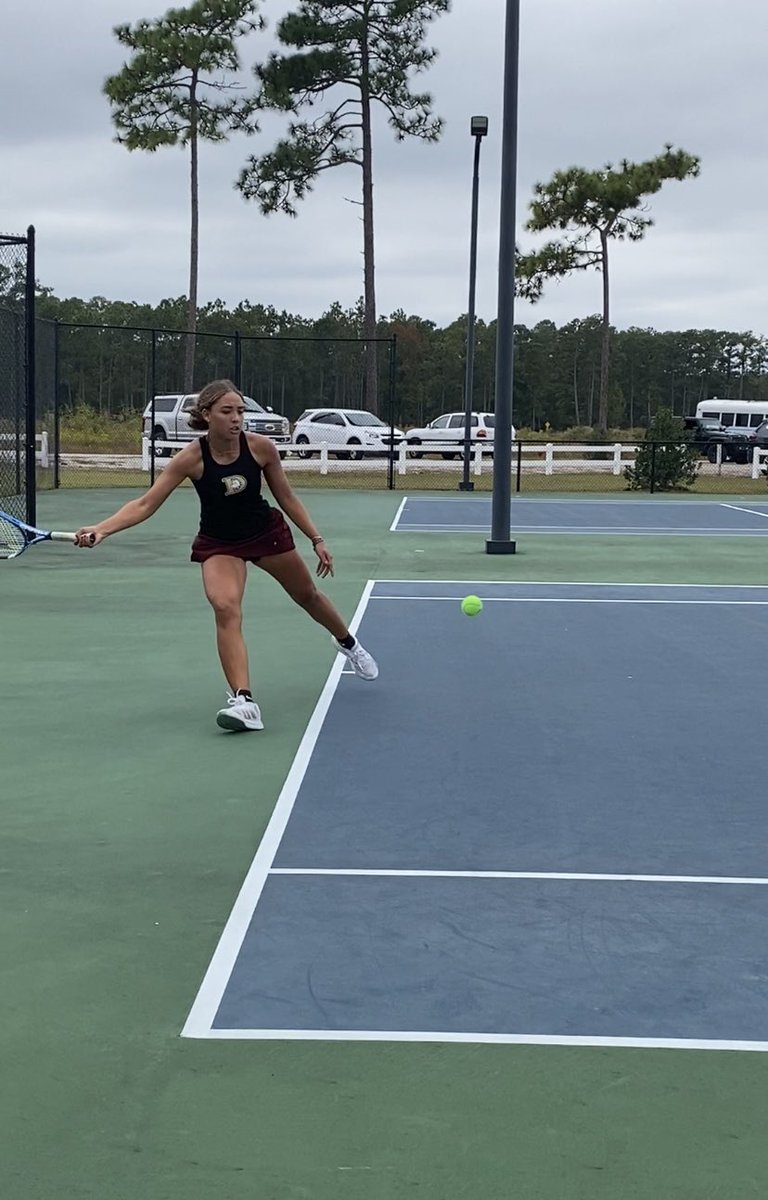 Congratulations to our regional qualifier, Olivia Terry! She finished top four in the conference in singles.