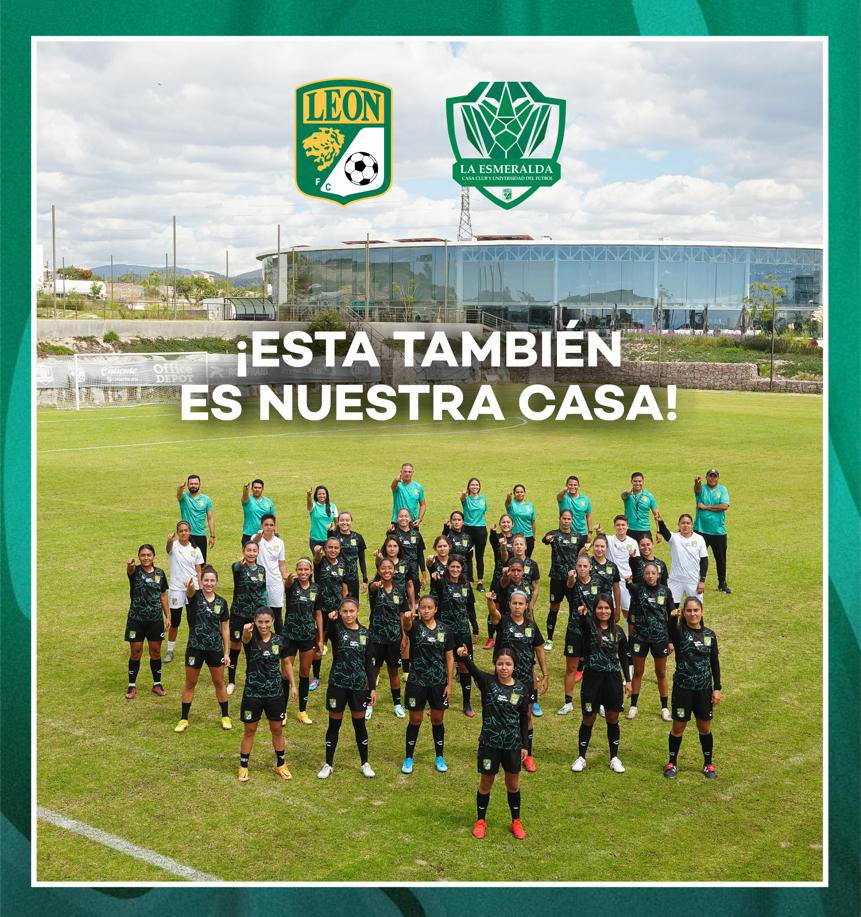 clubleonfemenil's tweet photo. AQUÍ RUGIREMOS JUNTAS

Desde “La Esmeralda”, la casa donde día a día nos preparamos como equipo, estamos listas para nuestro próximo partido frente a @TigresFemenil.

#SerFieraEsUnOrgullo 🦁 https://t.co/YhGzA4qRw7