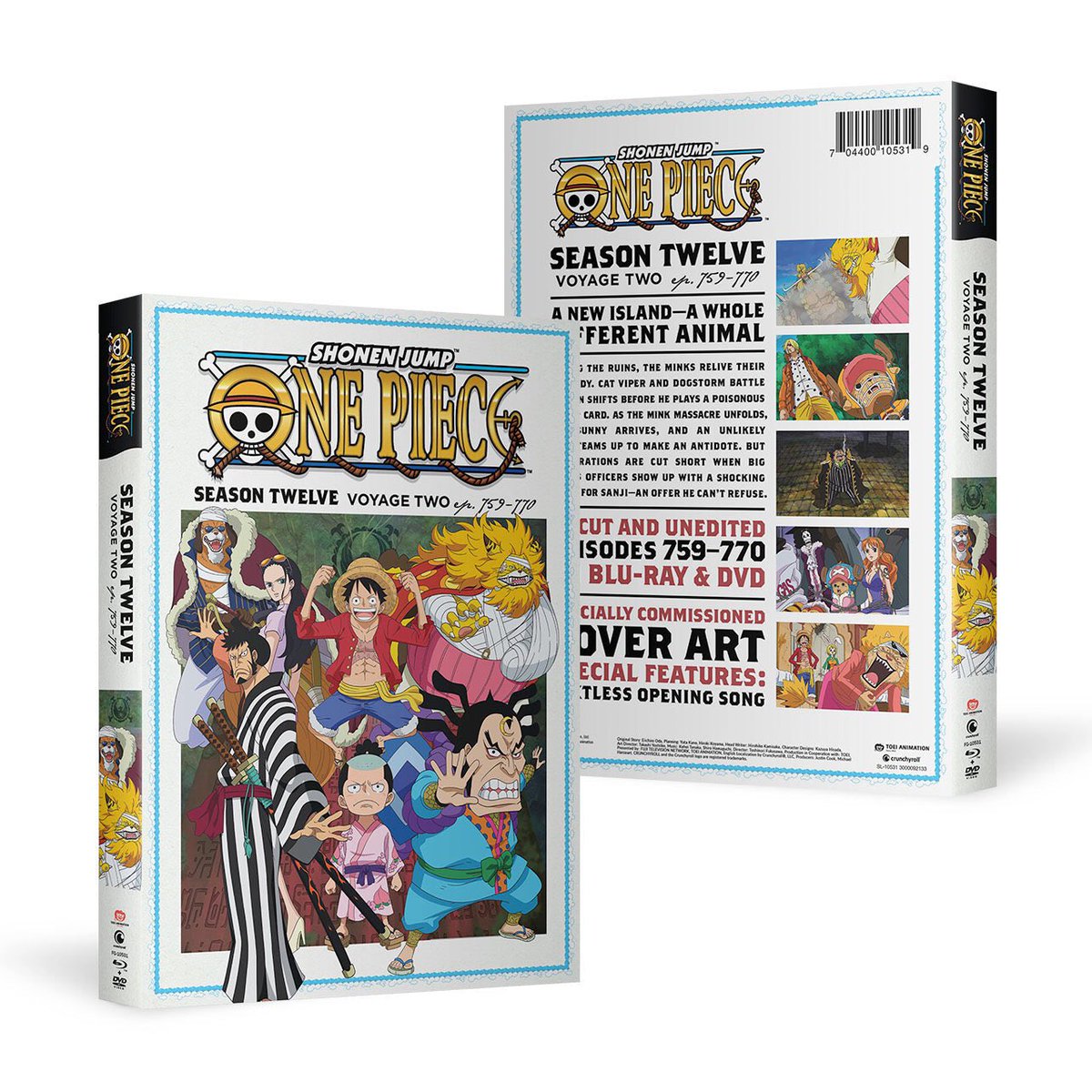 One Piece US on X: Things are picking up in Zou!👀 #OnePiece Season 12  Voyage 2 (Eps 759-770) releases on Blu-ray/DVD on 1/17/23! 🏴‍☠️🙌 Preorder  NOW @ShopCrunchyroll   / X