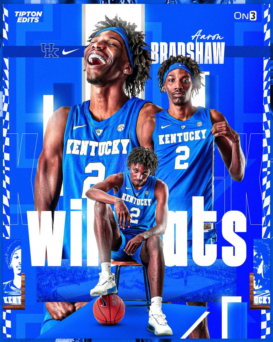 Joe Tipton (@tiptonedits) on Twitter photo Breaking: 2023 five-star 7-footer Aaron Bradshaw has committed to Kentucky, he tells <a href="/On3Recruits/">On3 Recruits</a>.
“Kentucky is home for me.”
Story: on3.com/college/kentuc… Breaking: 2023 five-star 7-footer Aaron Bradshaw has committed to Kentucky, he tells <a href="/On3Recruits/">On3 Recruits</a>.
“Kentucky is home for me.”
Story: on3.com/college/kentuc…