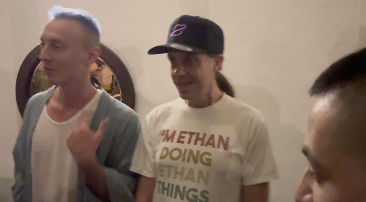 Tardigrades_NFT's tweet photo. Want to see how was the Cyber after party on day 3 of the Hackwasm?

You can now watch our POV video, which includes Ethan Freystyling 😎🎶 You can not miss it:

https://t.co/nFFMyhBNWy

Definitely #Cosmonauts know how to have fun

@cyber_devs @confio_tech @cosmology_tech https://t.co/DRHLOtpxqs