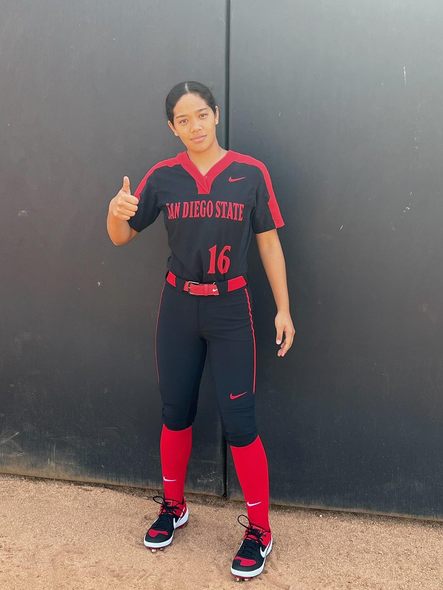 COMMITMENT ALLERT!!!! Congratulations to 2024 SS Quinn Waiki on her commitment to San Diego State University. The Aztecs got a great one! We are so proud of you Quinn!