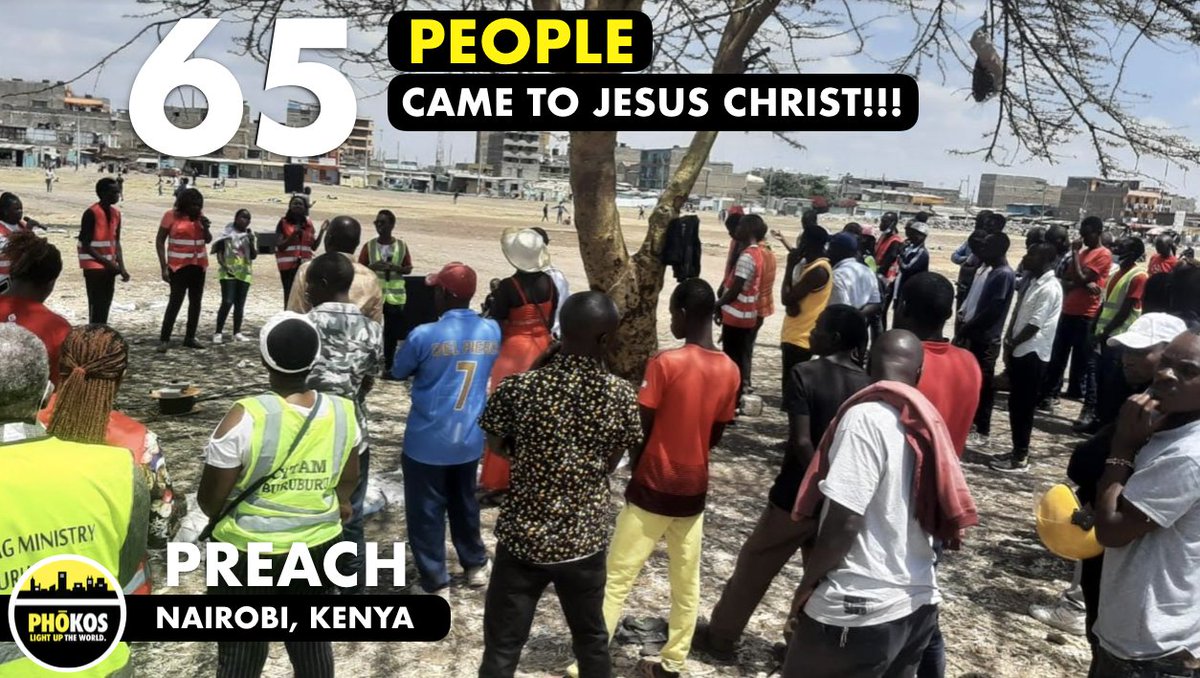 globalphokos's tweet photo. PREACH: 65 People surrendered their life to Jesus Christ!!!  PHOKOS missionaries and local partners cleaned the community and shared the good news of Jesus Christ! Because of your help and support, you helped make this possible for God's Kingdom!! LIGHT UP THE WORLD! https://t.co/Vo1opPiYEX