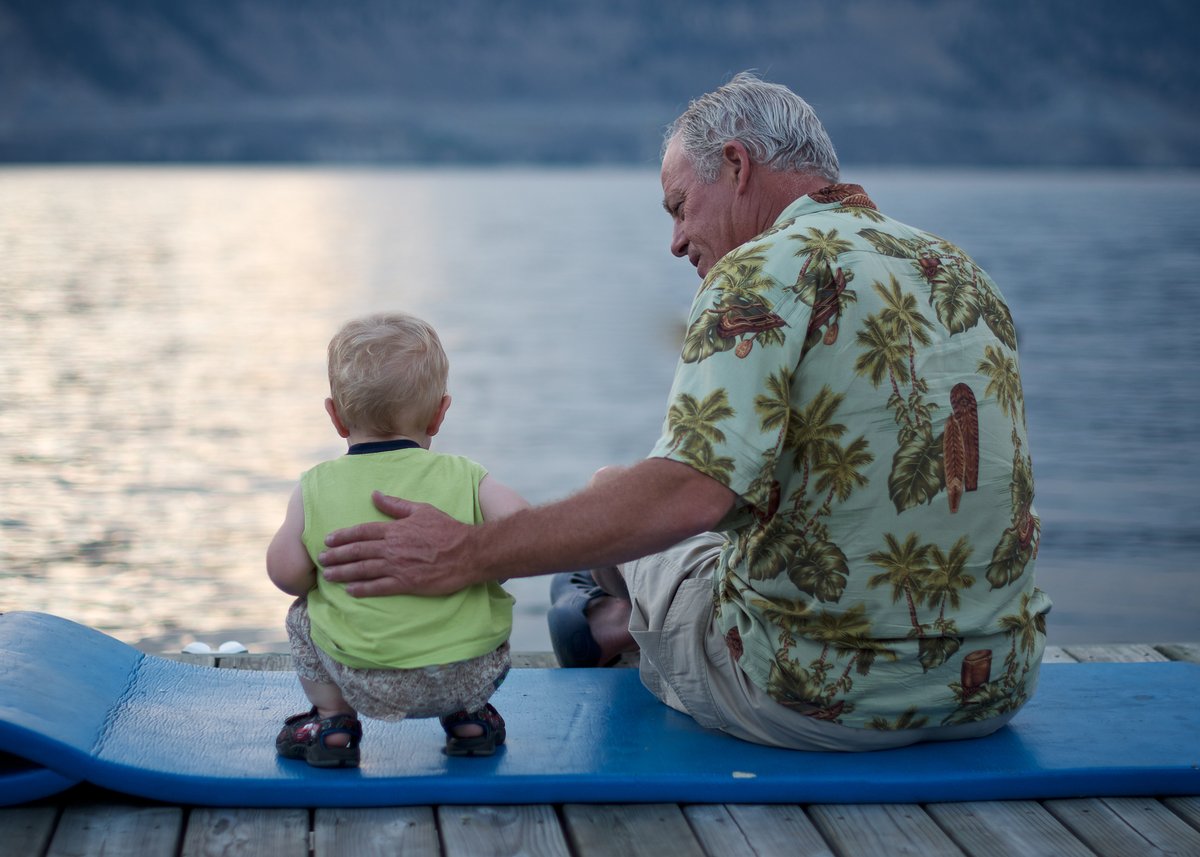 PeterMortifee's tweet photo. A grandfather's love envelopes with belonging. #reflectionsonwellbeing #wellbeing #grandfathers https://t.co/OYPFefJwls