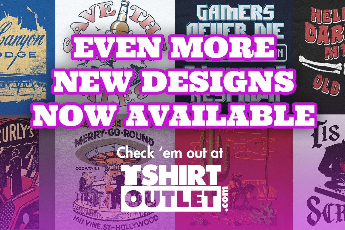 tshirtoutlet's tweet photo. We just added a bunch of new designs to T-Shirt Outlet's catalog! Go check 'em out! https://t.co/eiwOyA1r0J
#tshirt #tshirts #shirtdesign #funnyshirts #newdesigns #tshirtoutlet https://t.co/gg53nC4cEy