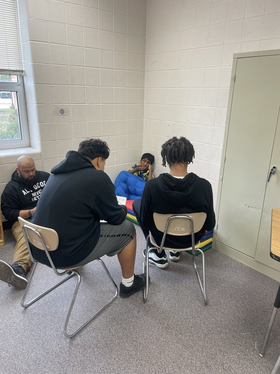There is nothing my ELA class looks forward to more than reading groups with Mrs. Clark’s class! 📚