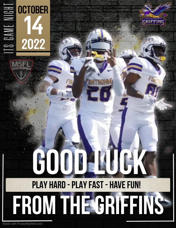 Bright Lights &amp; Friday Nights. 

Best of Luck tonight to everyone playing for every town &amp; community all over. There's A LOT on the line for some so Remember your WHY!!!!!. #GriffinGang