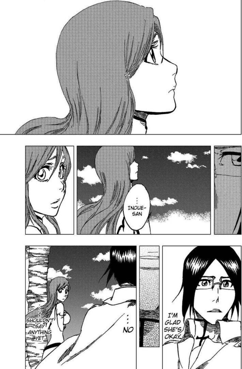 _IMRINA7_'s tweet photo. Your telling me people ship lchigo and Orihime when Uryu CAME TO SAVE HER and then he was glad she was safe?? Get out of here. https://t.co/ZUUNvtyRtL