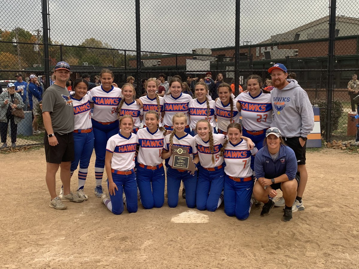 VPHawksAD's tweet photo. You're @ValleyParkSD softball team are DISTRICT CHAMPS!!! @tdilg @DrLuhningVPHS https://t.co/cuWCdgamRp