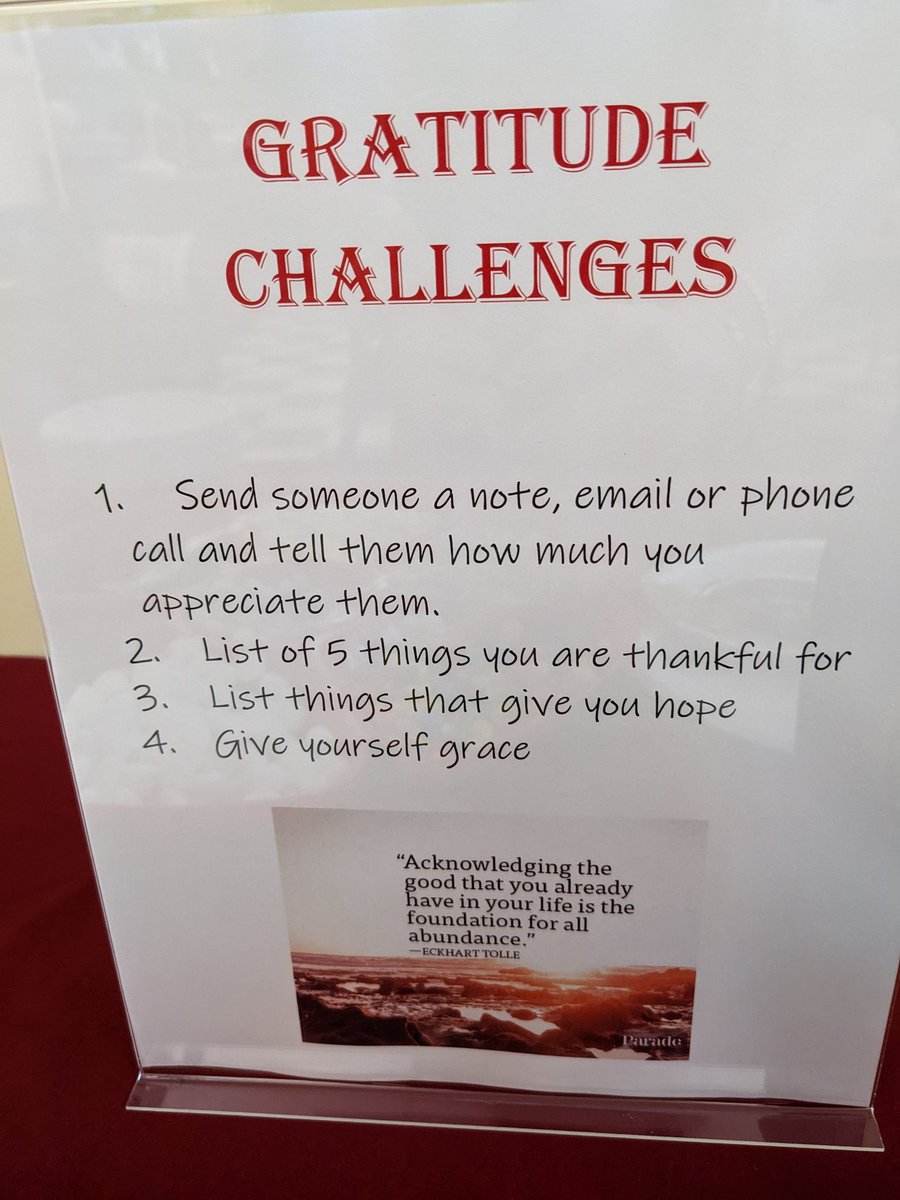 BSMtRock's tweet photo. Celebrating Friday with an apple bar and some gratitudes. Big thank you to our orange frog committee. #orangefrog #mountrockengaged https://t.co/KtlcrdrlhR
