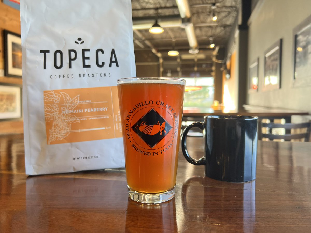 Can you dig it? No really. Kenya Dig It! 
Back by popular demand this cold press coffee IPA is crisp, yet smooth and light. 

We steeped our IPA in <a href="/topecacoffee/">Topeca Coffee</a> for 48 hours with elderberry, molasses, and caramelized citrus. Now, you can dig it. 🍻

#fall #tulsa #tulsaok
